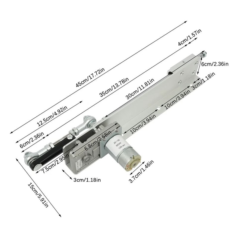 Compact Linear Actuator DC Adjustable Stroke Reciprocating Motor 6