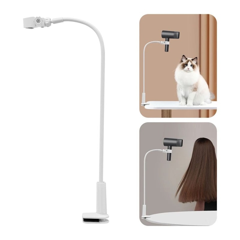 Rotating HandsFree Hair Dryer Stand For Home Styling 3