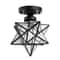 Star Shaped Glass Pendant Light Ceiling Chandelier Modern Home Lighting 4