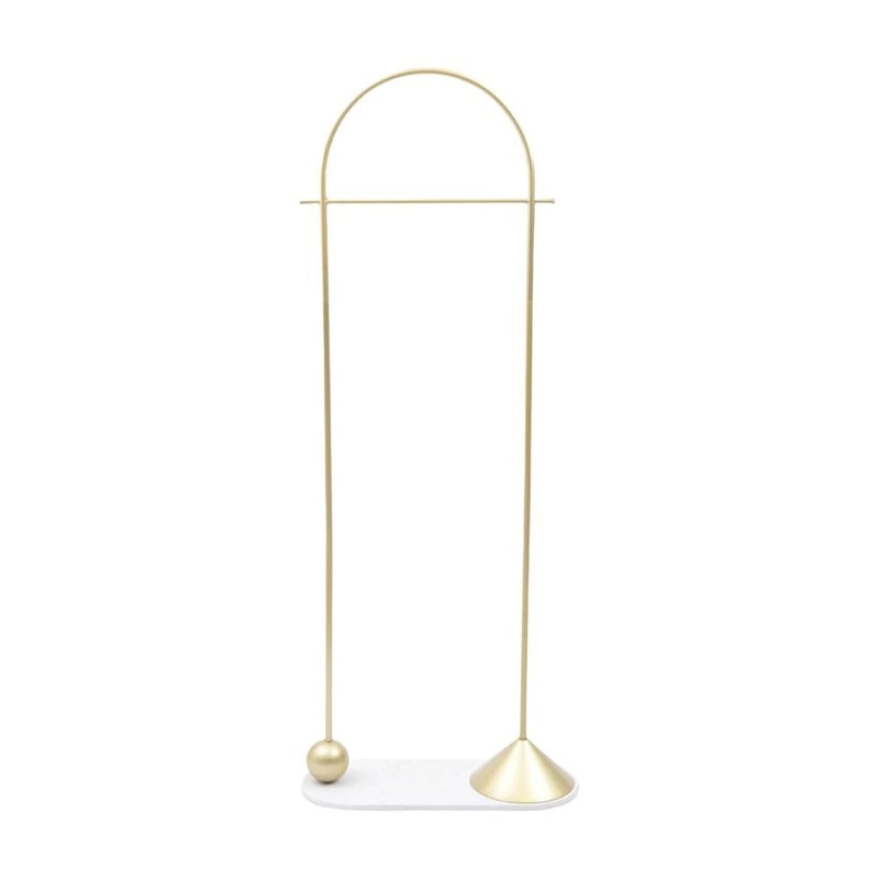 Gold Clothing Rack Portable Heavy Duty Modern Clothes Organizer 3