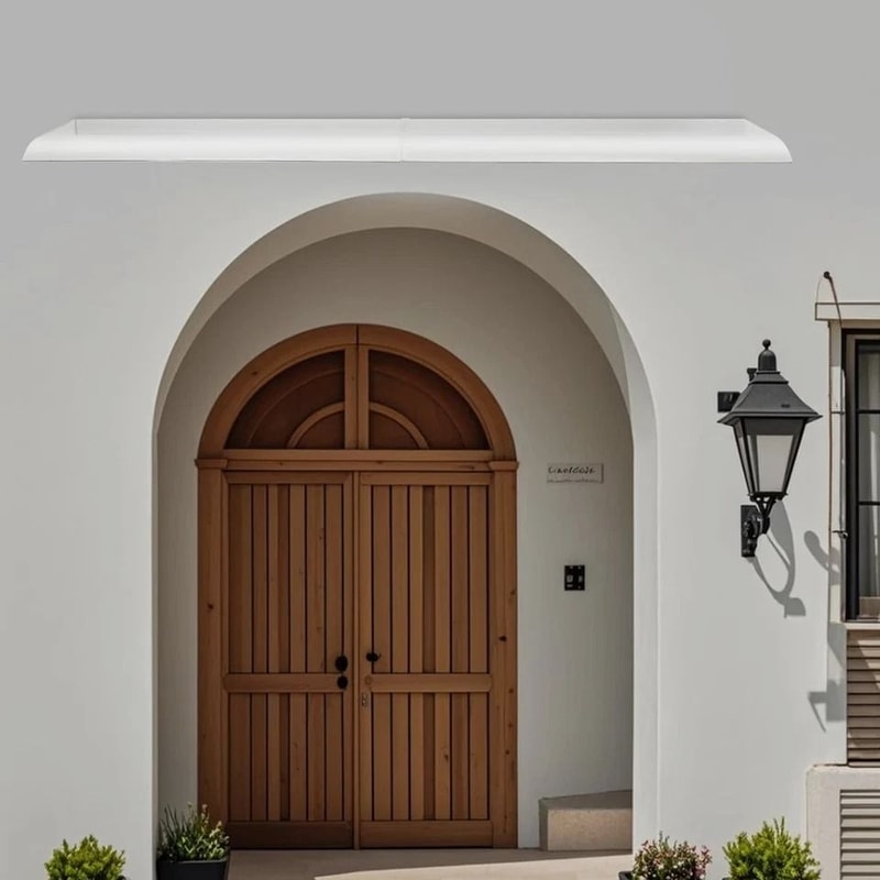 Clear Outdoor Rain Shelter Cover Window Awning Canopy For Front Door Protection 5