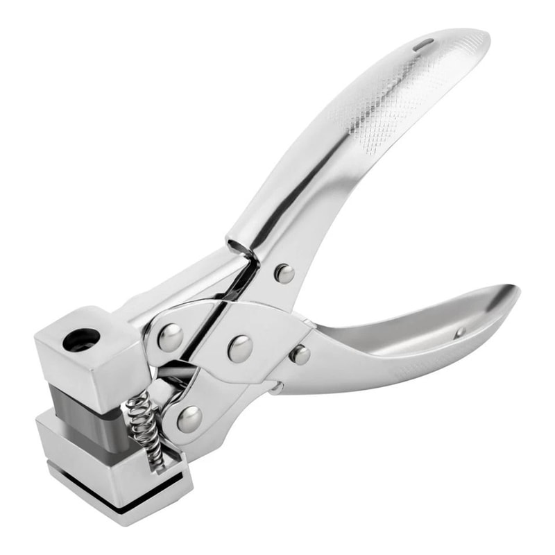 T Shape Hole Punch Tool Steel Handheld Tag Hole Punch Precision Airplane Slot Punch 3