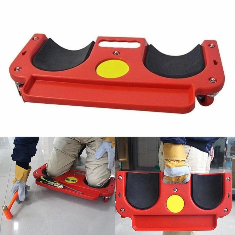 HeavyDuty Rolling Knee Pads With Wheels For Tile Floor Work 2