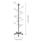 Freestanding Hat Display Stand Hook Retail Home Organizer 2
