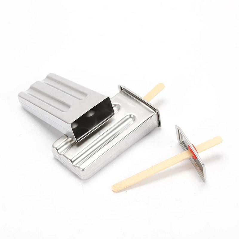 Stainless Steel Popsicle Molds Set DIY Ice Pop Molds For Homemade Frozen Treats 2