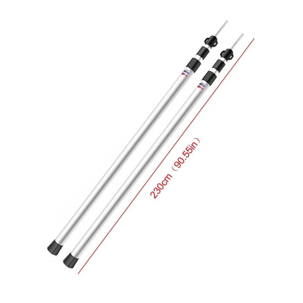 Camping Canopy Support Telescopic Tarp Poles Adjustable Tent Poles For Shelter 3