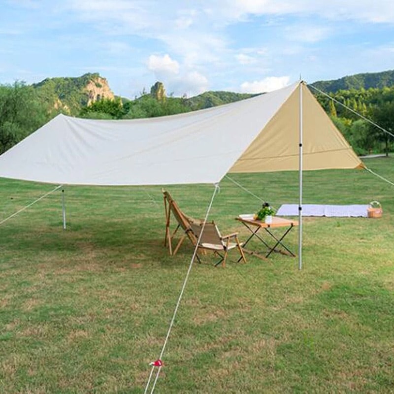 Camping Canopy Support Telescopic Tarp Poles Adjustable Tent Poles For Shelter 4