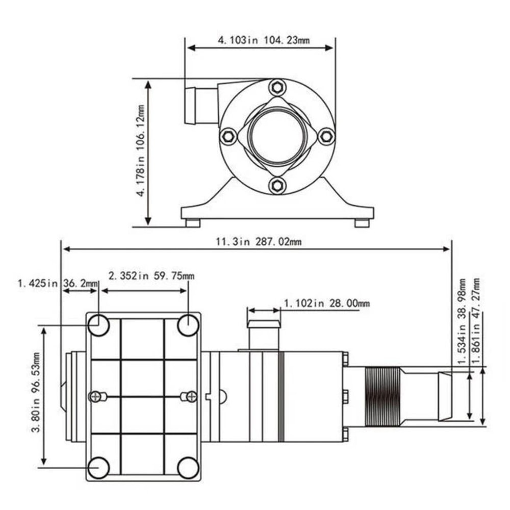 Pump For Marine RV Caravan Toilets Waste Water Solution 3