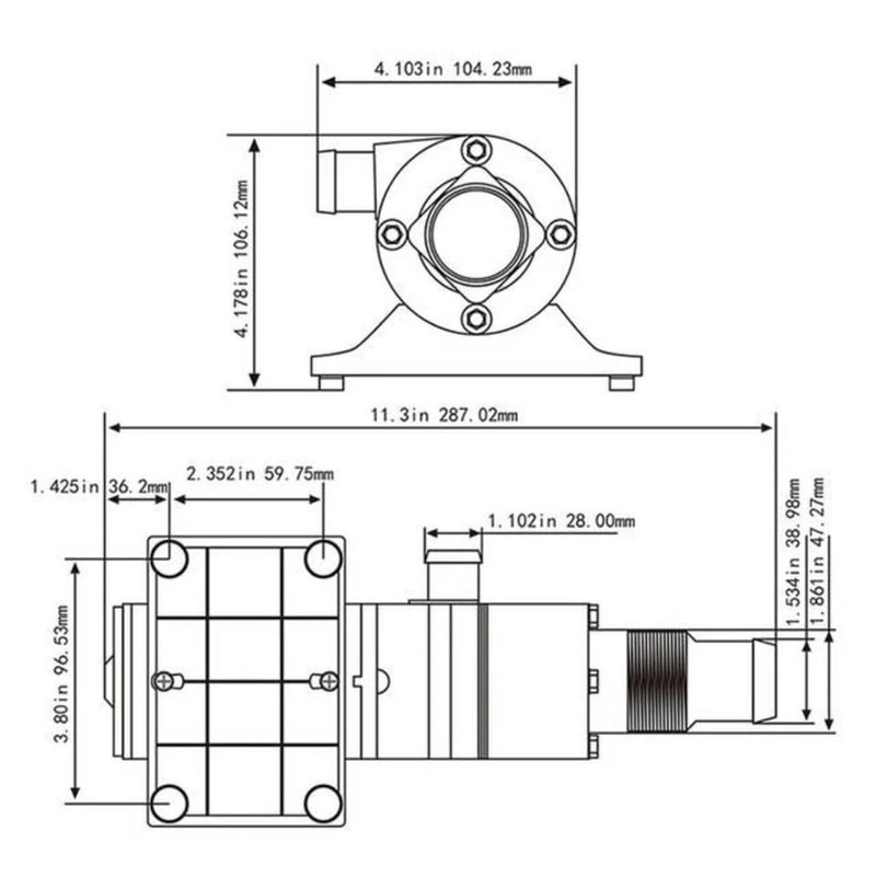 Pump For Marine RV Caravan Toilets Waste Water Solution 3