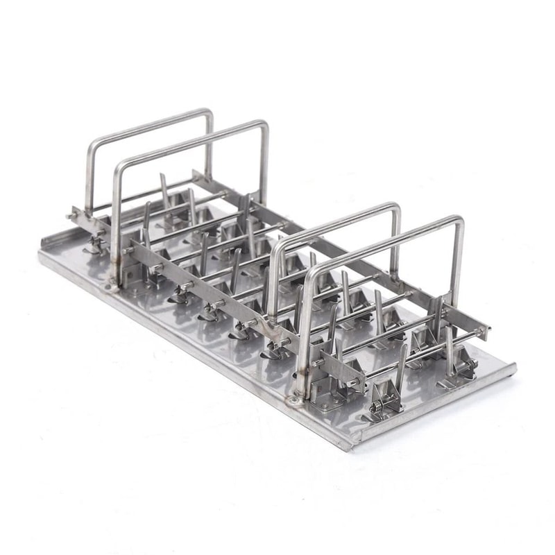Stainless Steel Popsicle Molds Ice Cream Pop Maker Set With Ice Pop Stick Holders 5
