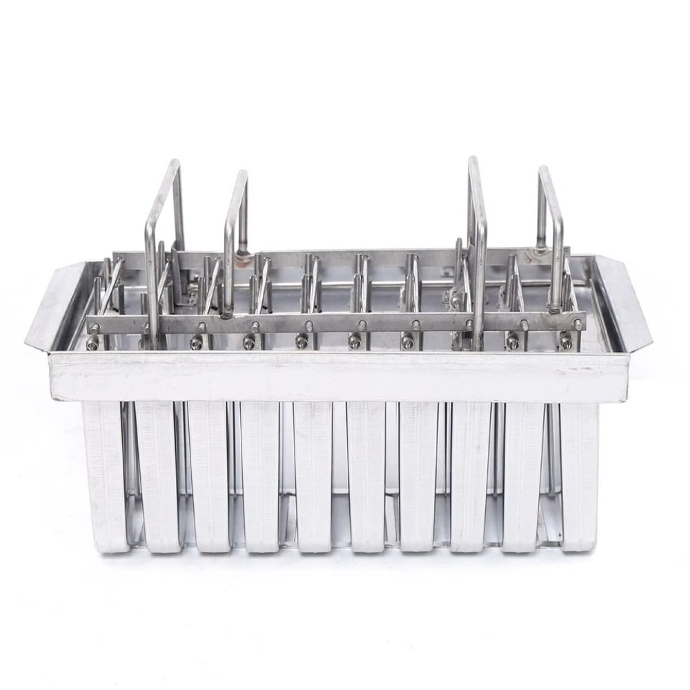 Stainless Steel Popsicle Molds Ice Cream Pop Maker Set With Ice Pop Stick Holders 7