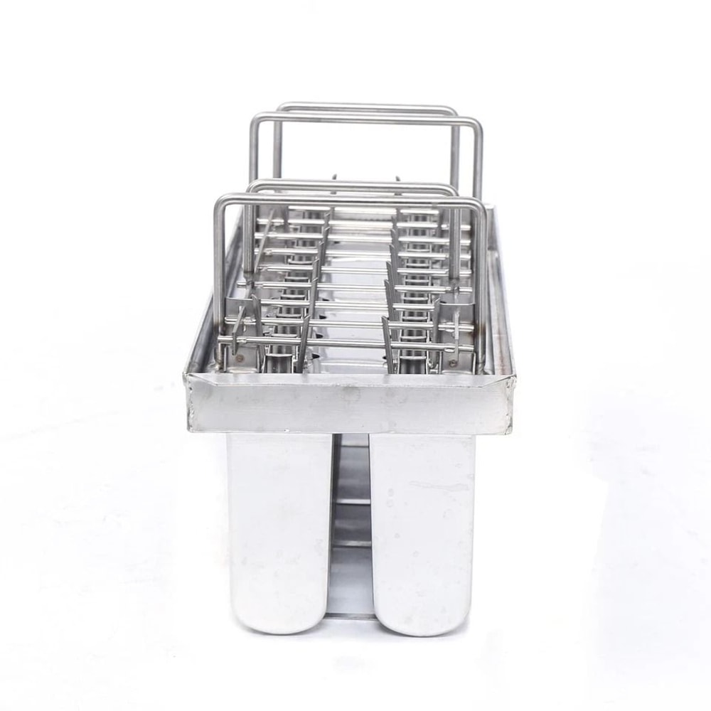 Stainless Steel Popsicle Molds Ice Cream Pop Maker Set With Ice Pop Stick Holders 8