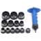 Leather Hole Punch Set Durable Hollow Punch Kit Gasket Cutter Tool 0