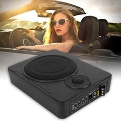 powered car subwoofer under seat bass system with amp kit