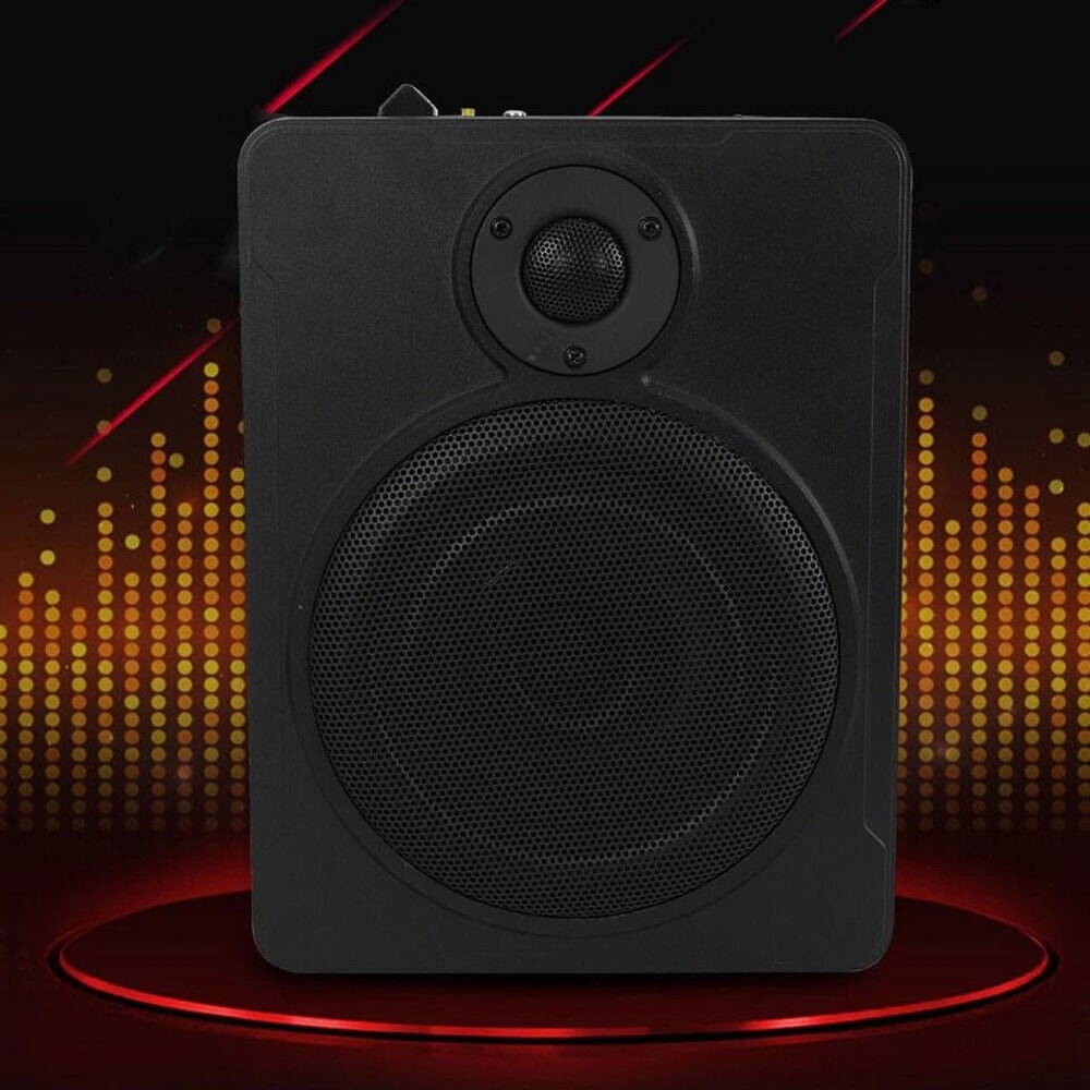 Powered Car Subwoofer Under Seat Bass System With Amp Kit 5