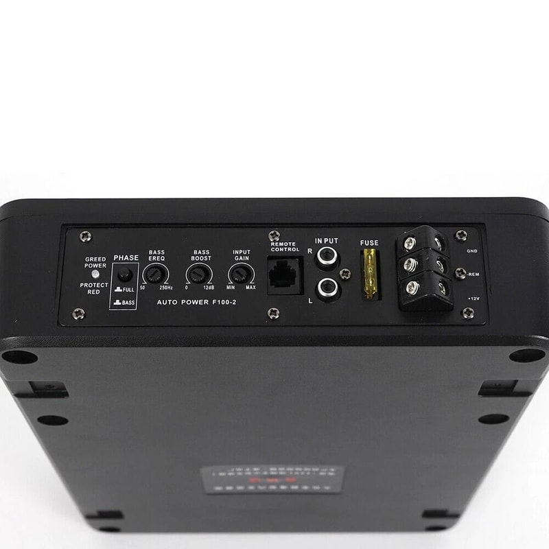 Powered Car Subwoofer Under Seat Bass System With Amp Kit 7