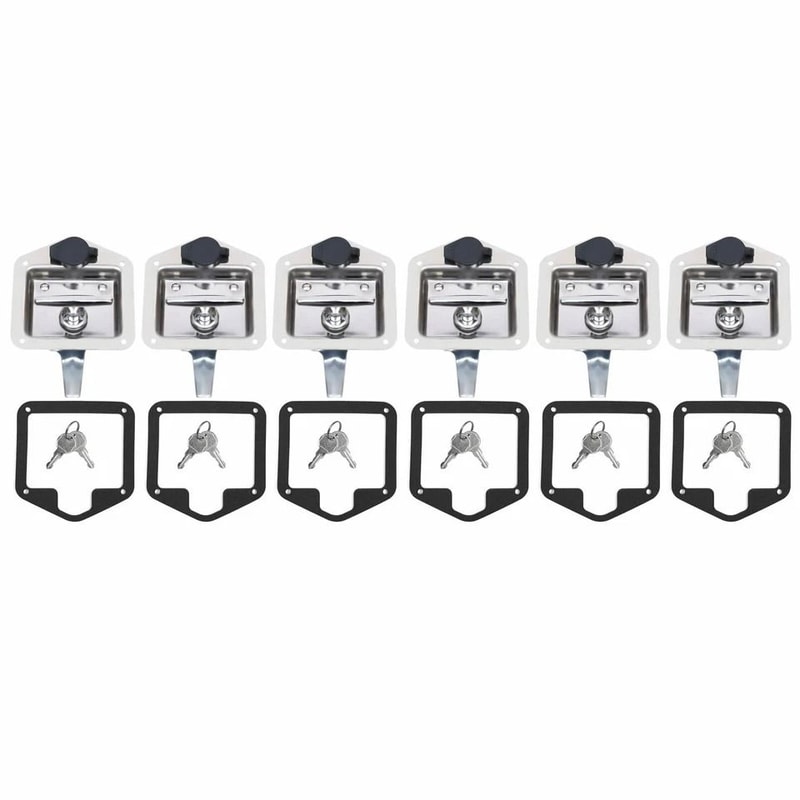 Stainless Steel RV Door Latch Toolbox Lock Set 1