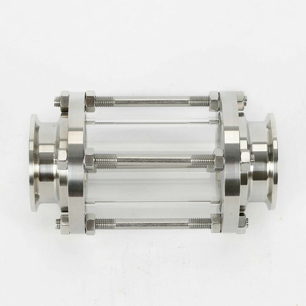 Tri Clamp Sanitary Sight Glass Stainless Steel Inline Flow 2