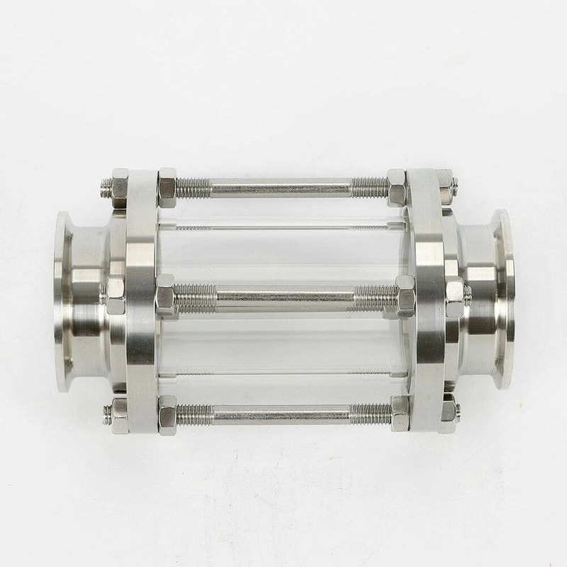 Tri Clamp Sanitary Sight Glass Stainless Steel Inline Flow 2