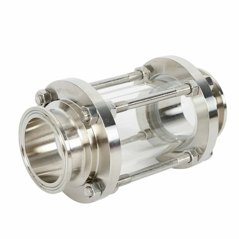 Tri Clamp Sanitary Sight Glass Stainless Steel Inline Flow 3