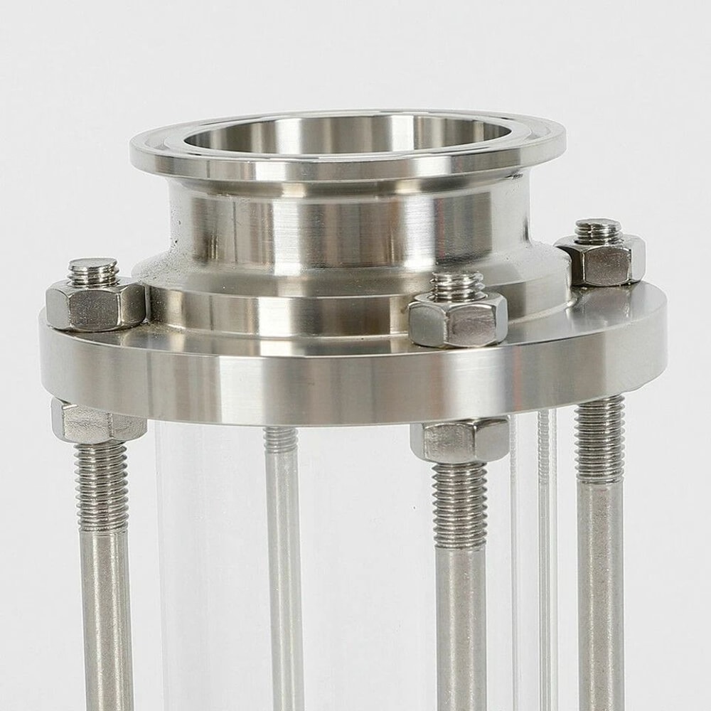 Tri Clamp Sanitary Sight Glass Stainless Steel Inline Flow 4