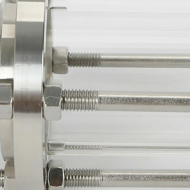Tri Clamp Sanitary Sight Glass Stainless Steel Inline Flow 7