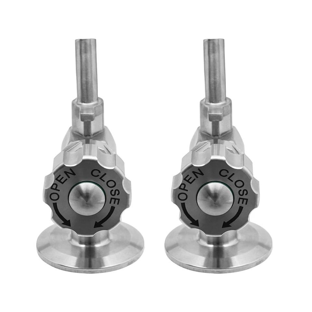 Stainless Beer Sampling Valve Clamp End 1