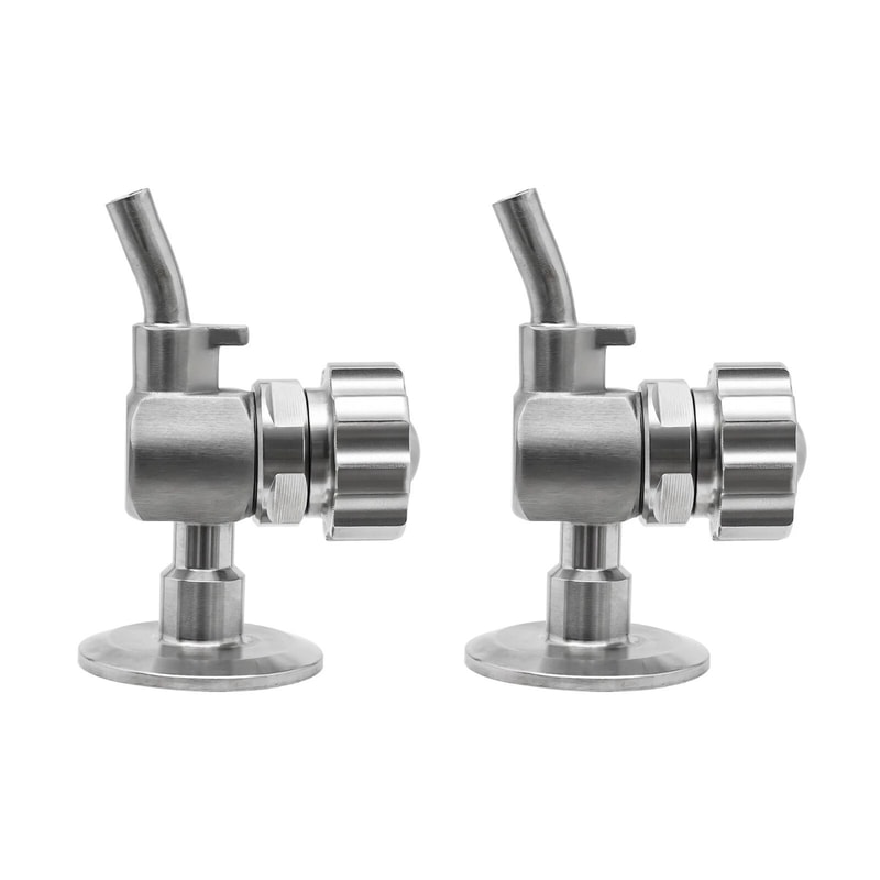 Stainless Beer Sampling Valve Clamp End 8