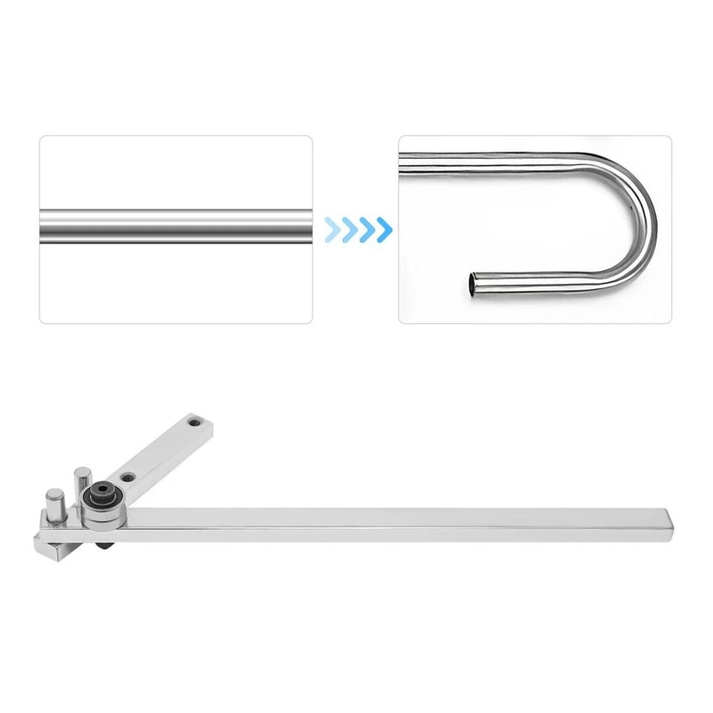 Compact Carbon Steel Manual Rod Bender Portable 8mm Mini Bending Machine 3