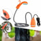 Portable Outdoor Camping Shower Pump With Shower Head Lightweight 62W Outdoor Shower Kit 2