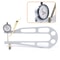 Precision Violin Thickness Gauge Luthier Tool With Dial Indicator Measuring Instrument 2