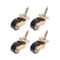 Premium Universal Brass Furniture Caster Wheels Set Swivel Replacement Caster Set For Chairs 3