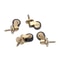 Premium Universal Brass Furniture Caster Wheels Set Swivel Replacement Caster Set For Chairs 4