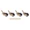 Premium Universal Brass Furniture Caster Wheels Set Swivel Replacement Caster Set For Chairs 5