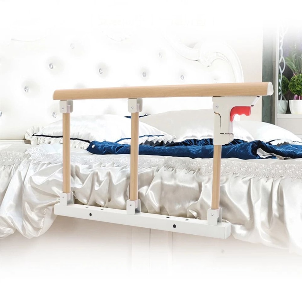 Premium Folding Bed Rail Support For Elderly Adult Guard Safety Rail 0
