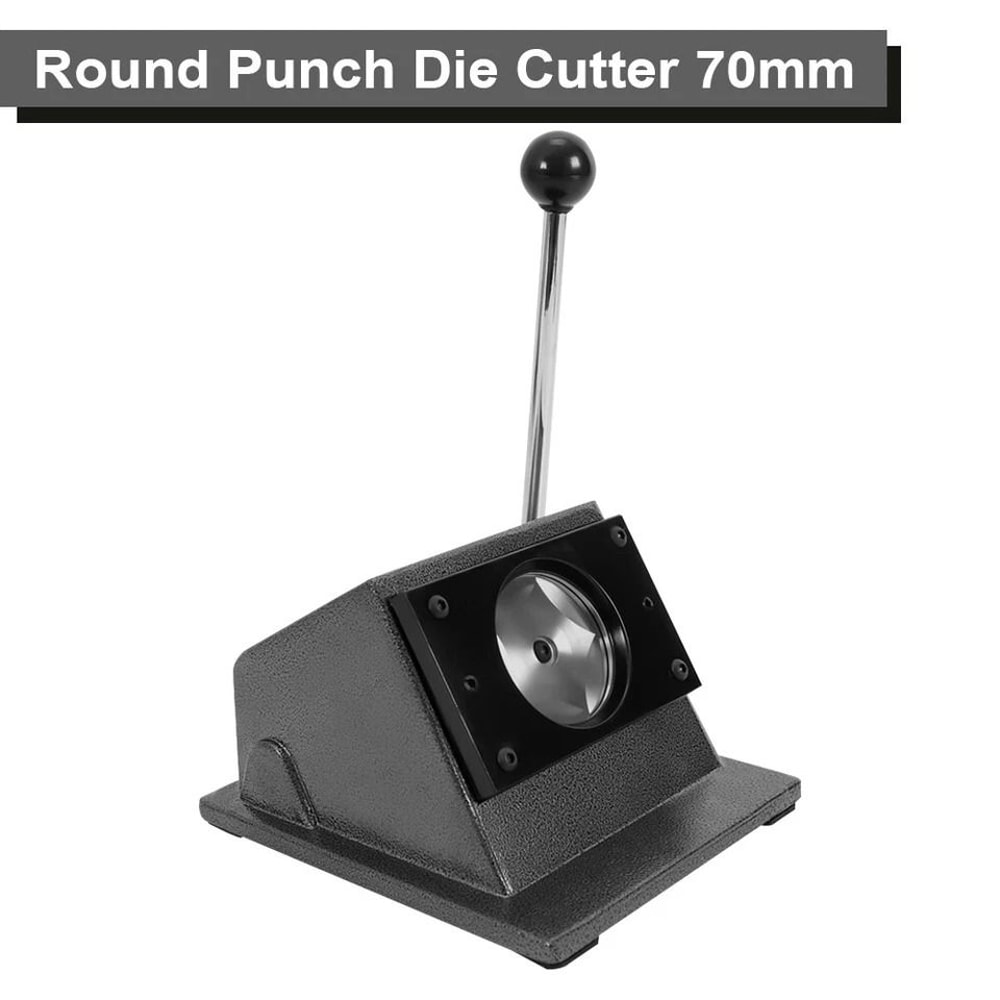 Button Maker Machine Badge Punch Press Kit With Circle Cutter 3