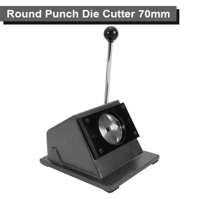 Button Maker Machine Badge Punch Press Kit With Circle Cutter 3