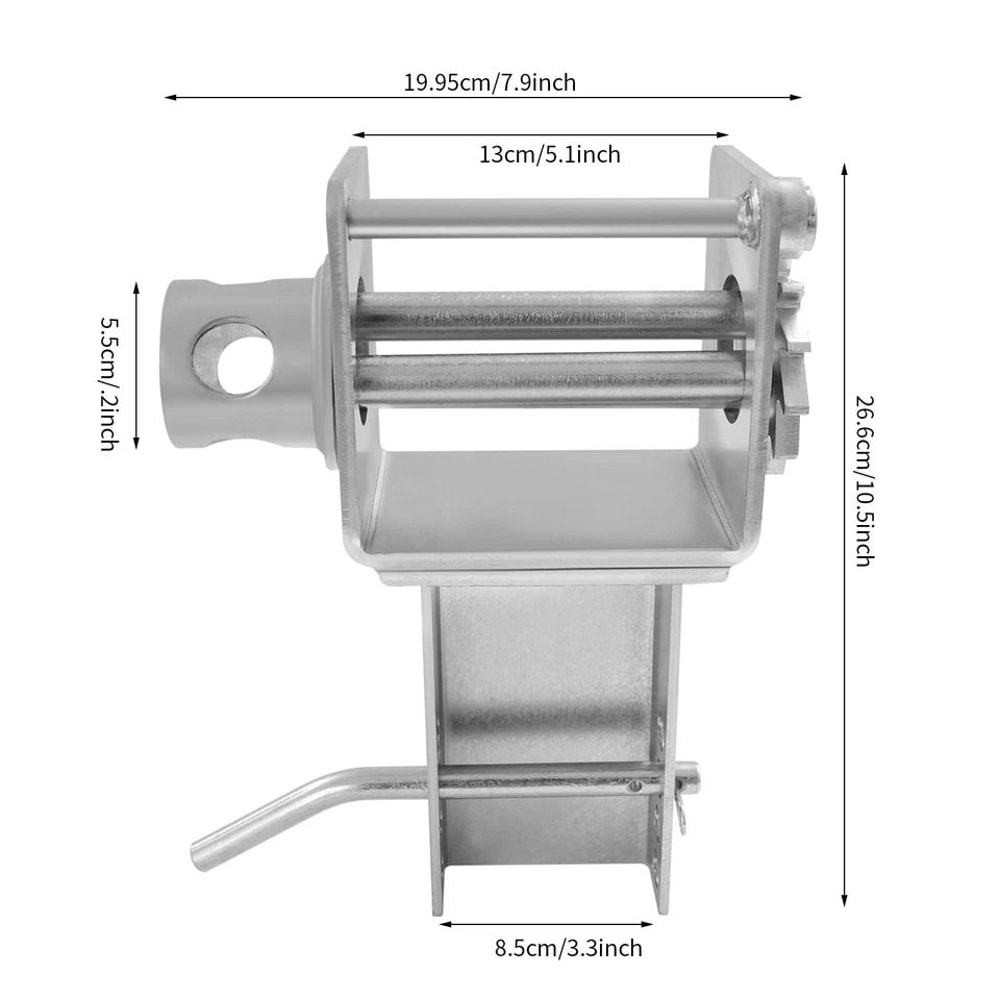 Heavy Duty Trailer Stake Pocket Winch Capacity Utility Trailer Winch 1