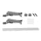 Heavy Duty Parallel Door Hinge Set Lateral Opening Cabinet Wardrobe Hardware 2