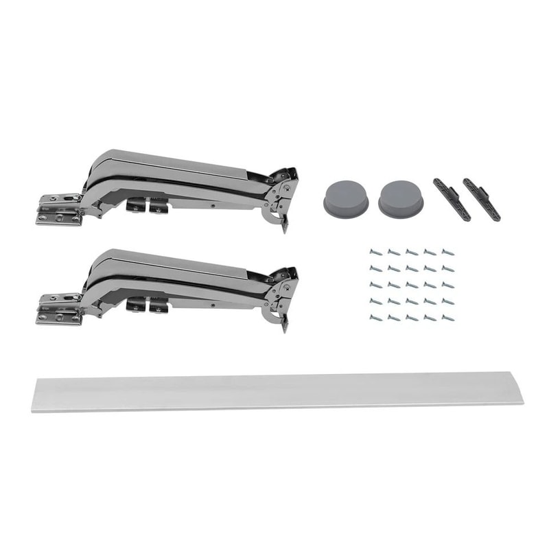 Heavy Duty Parallel Door Hinge Set Lateral Opening Cabinet Wardrobe Hardware 2