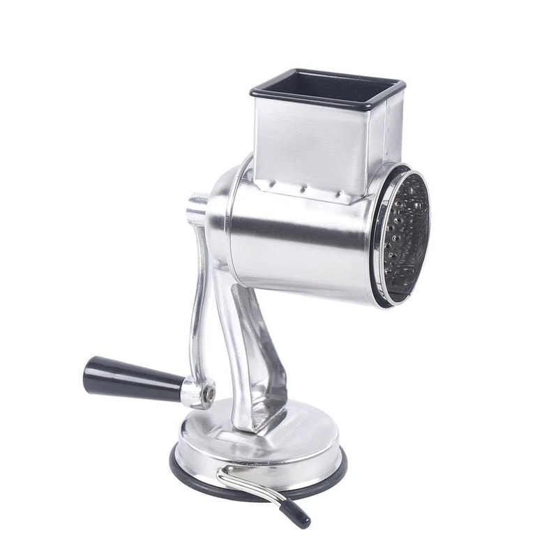 Premium Manual Rotary Grater Kitchen Slicer Shredder Blade Stainless Steel Grater For Effortless F 4