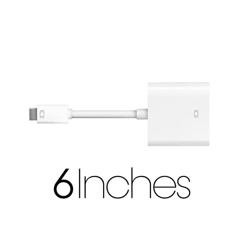 Mini DVI To DVI Adapter Cable MacBook Video Cable Converter 3