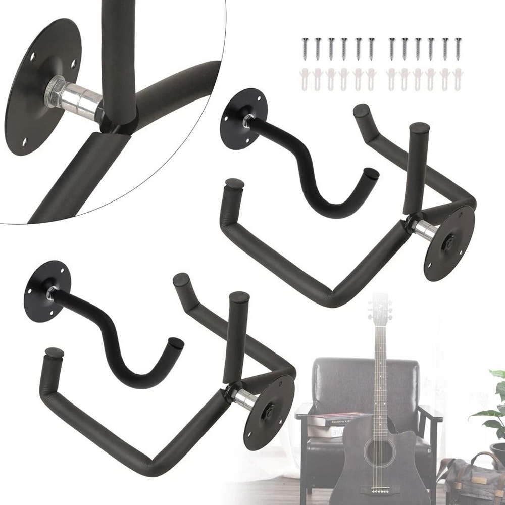 Acoustic Guitar Wall Mount Bracket Guitar Holder Hook 1