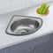 Premium Stainless Steel Corner Kitchen Sink Wall Mounted Space Saving Triangle Basin 0