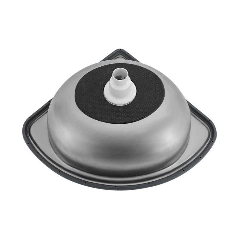 Premium Stainless Steel Corner Kitchen Sink Wall Mounted Space Saving Triangle Basin 6
