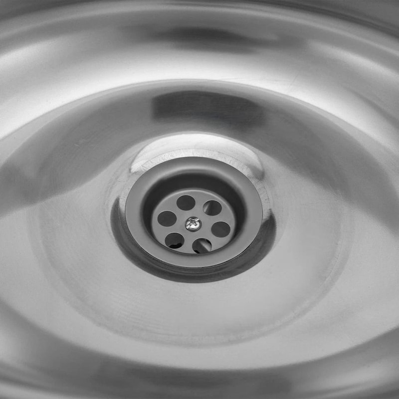 Premium Stainless Steel Corner Kitchen Sink Wall Mounted Space Saving Triangle Basin 7