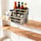 Premium Pull Down Cabinet Organizer Shelf Cabinet Pull Out Shelf Spice Rack Organizer For Kitchen 10