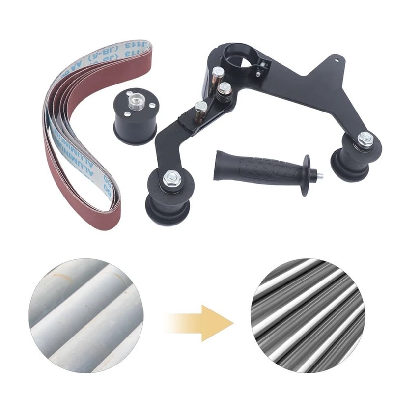 Premium Pipe Belt Sander Tube Polisher Grinder Stainless Steel Sanding Machine 5