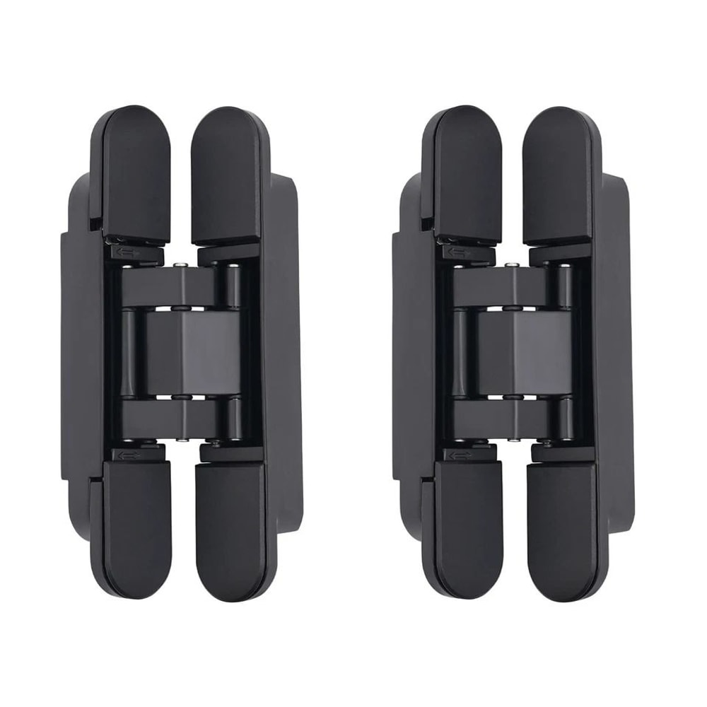 Heavy Duty Black Hidden Door Hinges Concealed Door Hardware 0