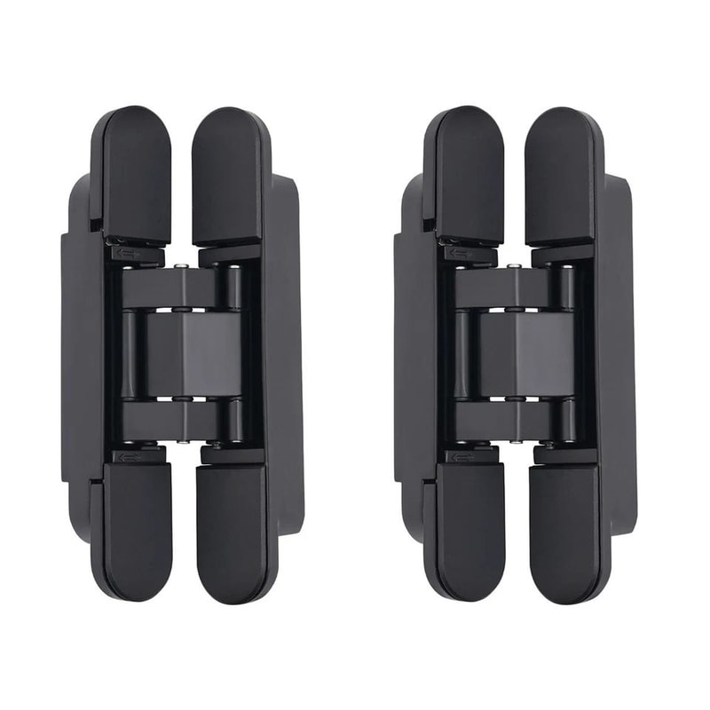 Heavy Duty Black Hidden Door Hinges Concealed Door Hardware 0